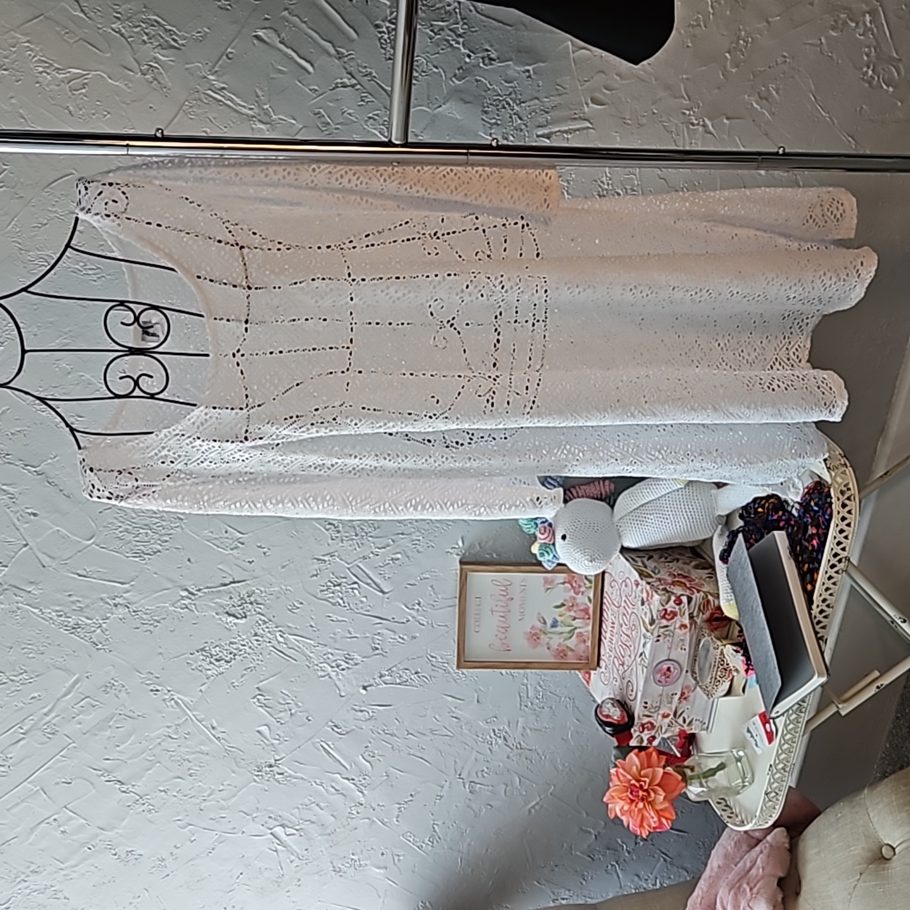 Miraclesuit White Swimsuit Cover Dress. Size M.